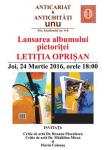 Afis lansare album Letitia Oprisan 