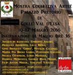 Afisul expozitiei de  la Colle Val d'Elsa (Toscana) 2016