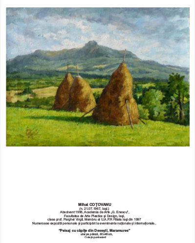 Mihai COTOVANU in Albumul Catalog al expozitiei "Din lumea satului" 2016