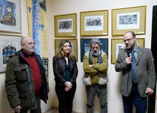 La Galeria EriCrisArt cu Luxandra Calin, Mihail Gavril, Florin BÂRZÃ in 02.02.2017