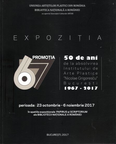 Album Expozitia 50 ani de la absolvirea Institutului de Arta Plastice "Nicolae Grigorescu" Bucuresti, coperta I-a