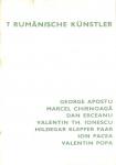 Dan ERCEANU in Catalogul "7 RUMANISCHE KUNSTLER" coperta I-a 