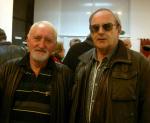 Dan BANCILA la Galeria Orizont in 2009 cu un vechi colaborator din anii '80