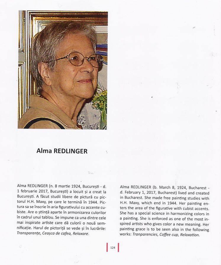 Alma REDLINGER in Albumul "Figurativul contemporan - O privire asupra colectiei Petrovici" Centrul Cultural Mogosoaia