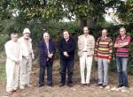 Grupul Prolog (fără dl. Paul Gherasim) si dl. Dan Hăulică la Bourguignière, Franta