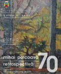 Afis expozitie "70 Retrospectiva" Mihai POTCOAVA - 2018