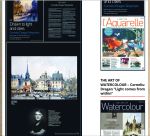 Corneliu Drăgan-Târgoviște în revistele "L’Art de l’Aquarelle" nr.39 și "The Art of Watercolour" nr.33