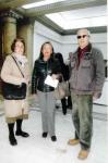 Cu Livia Deac si Elena Barascu la vernisaj expozitie Mihai Cotovanu la CMN