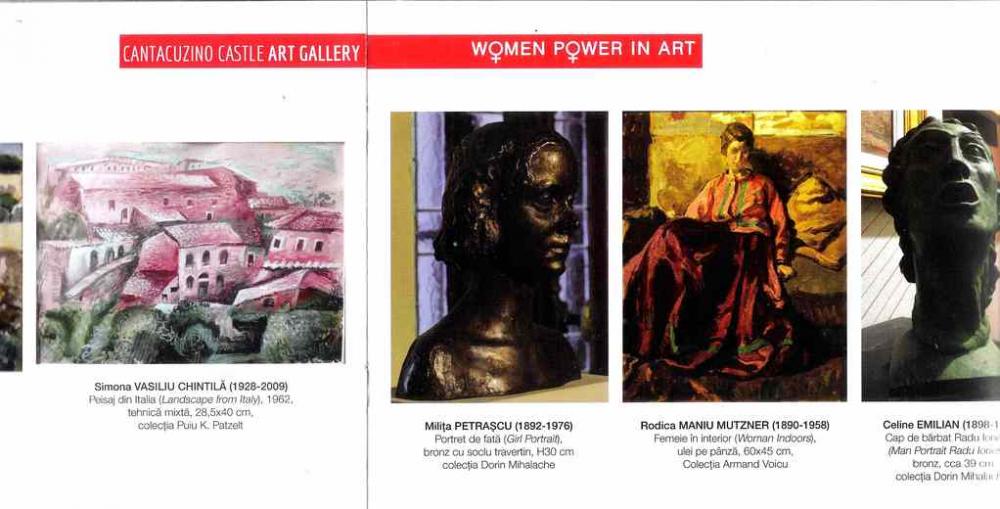 Simona VASILIU CHINTILA in Catalogul Expozitiei "WOMEN POWER IN ART" de la Castelul Cantacuzino Busteni 2019