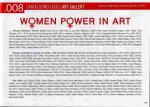 Lista artistelor participante in Catalogul Expozitiei "WOMEN POWER IN ART" de la Castelul Cantacuzino Busteni 2019