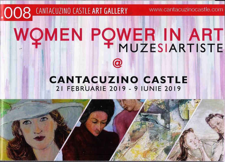 Coperta Catalog expozitie "Woman Power in Art" de la Castelul Cantacuzino Busteni