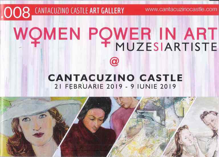 "Woman Power in Art" la Castelul Cantacuzino Busteni 2019 - Pliant expozitie  