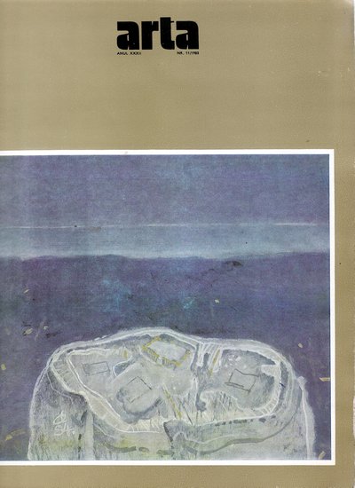 Coperta 1 la revista ARTA anul XXXII nr. 11-1985