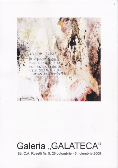 Corneliu VASILESCU -- Catalog expozitie "Lumina alba - Dincolo de Ciudanovita" de la Galeria GALATECA 2009 pag 4