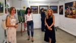 Dana NECHITA si Maria JARDA la Vernisajul expozitiei "NATURALetea in pictura" la Centrul Cultural UNESCO N. Balcescu