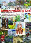 coperta Albumului expozitiei "WOMEN POWER IN ART" de la Castelul Cantacuzino Busteni 2019