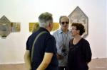 Cu pictorul Mihai Potcoava si criticul de arta Roxana Pasculescu  la retrospectiva Alexandru Chira la Sala Dalles 2015