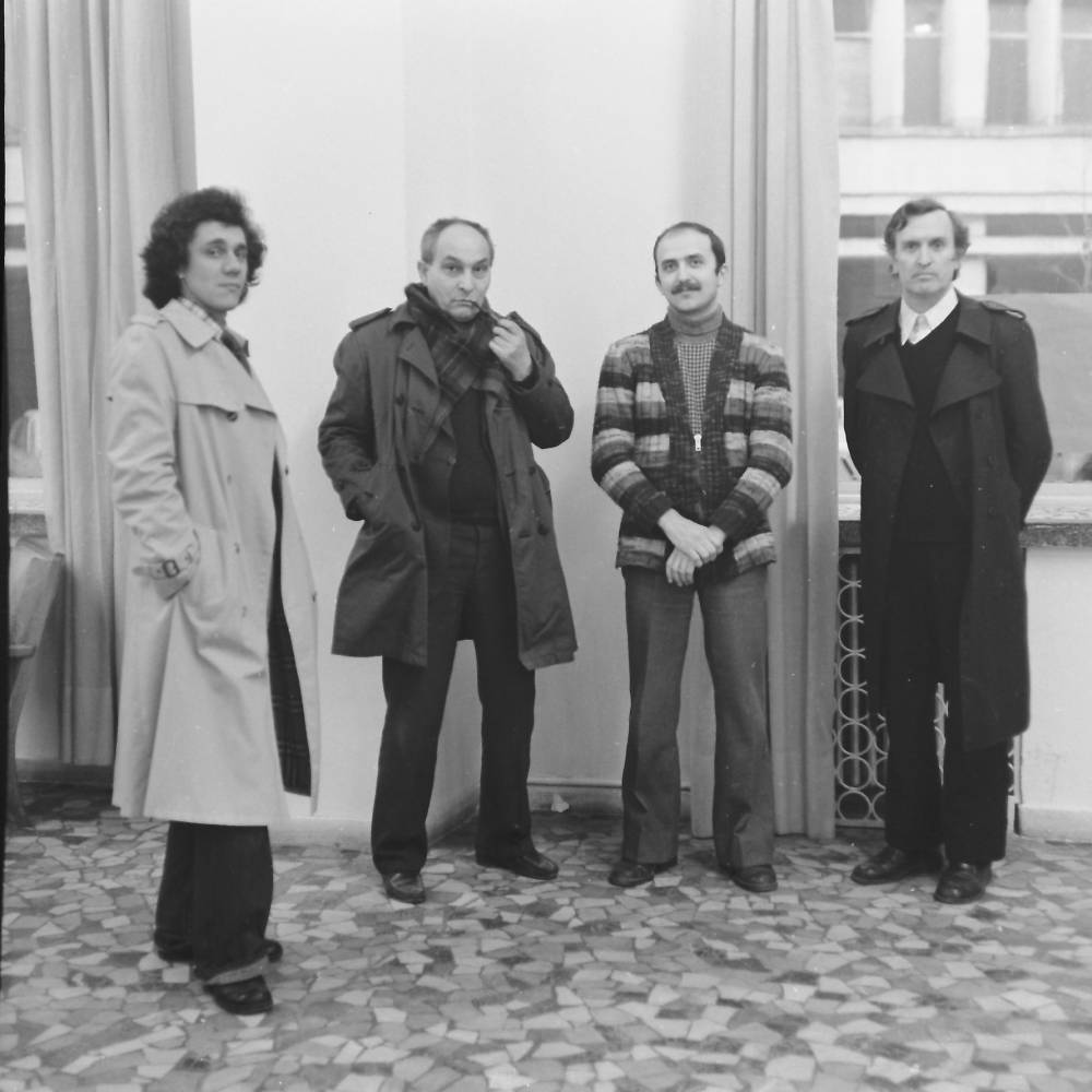 Romeo Zamfirescu, Spiru Chintila, Titu Dragutescu si Mihai Rusu - Expozitie Pictura  la GAMB martie 78