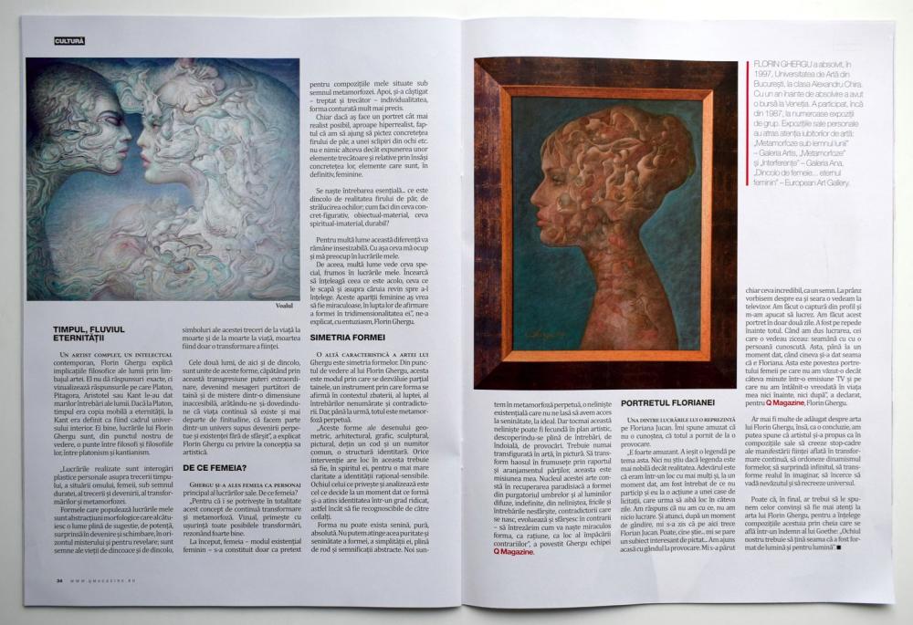 Florin GHERGU in revista Q Magazin nr. 244 Octombrie 2020 pag. 34, 35