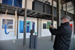Corneliu Serban POPA la vernisaj Salonul National de Arta Contemporana 2020 la Combinatul Fondului Plastic Bucuresti