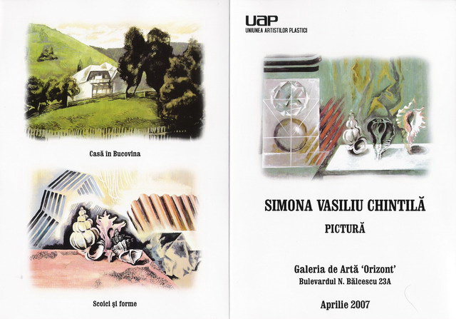 SIMONA VASILIU CHINTILA - Catalog Expozitie aprilie 2007