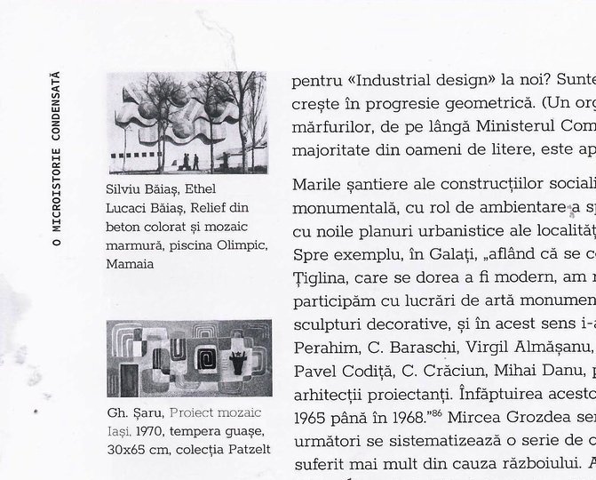 Gh. SARU - Proiect mozaic Iasi, in ARTELE MONUMENTALE DECORATIVE DIN ROMANIA de Cosmin Nasui, pag. 48