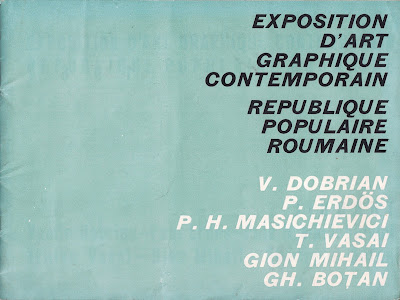 Catalogul expozitiei romanesti din Turcia 1964 - coperta