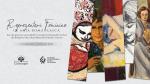Afisul expozitiei  „Reprezentări feminine în arta românească” SCAR si MNC 2022