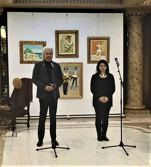 Pictorul Augustin COSTINESCU omagiat la Cercul Militar National in 28.11.2022