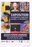 Afis expozitie pictori români în Franța 2008