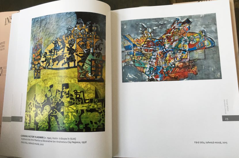 Victor V. CIOBANU în Albumul Catalog al expozitiei itinerante ICR „Artisti români pe mapamond” 2023