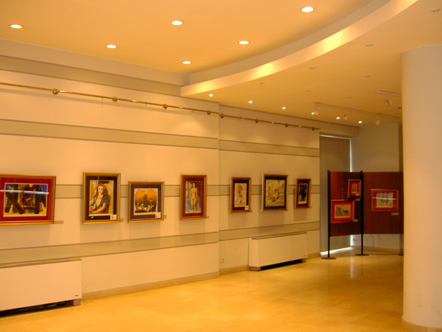 Valentin POPA - Imagine din expozitia de la Biblioteca Academiei Romane din aprilie 2008