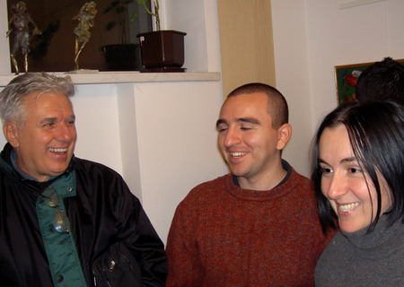 MIHAI POTCOAVA cu familia Arina Alexandru Gheorghita la Galeria ANA 2007