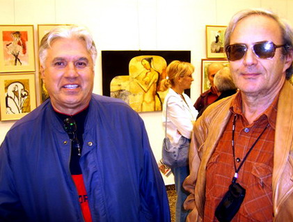 Pictorul MIHAI POTCOAVA si colectionarul de arta ing. PATZELT K. in ian. 2008