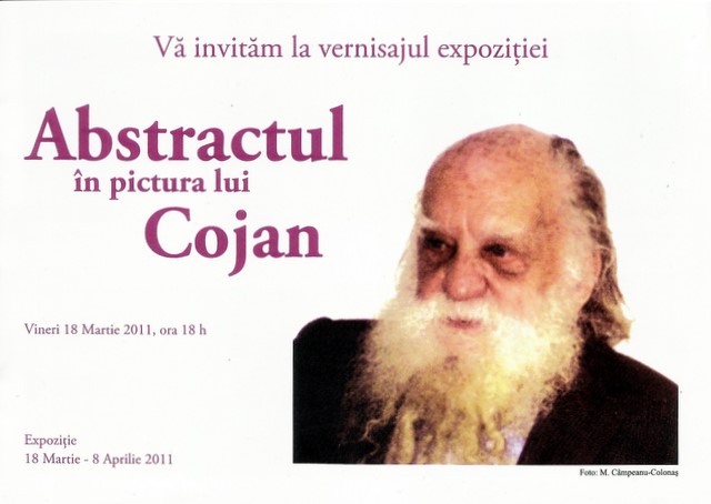 Invitatie la Expozitia "Abstractul in pictura lui Cojan" la Colors Art Gallery 2011