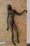ION LUCIAN MURNU - Sculptura la Galeria Orizont - "Inocenta", bronz, 1965, 110x52x23 cm