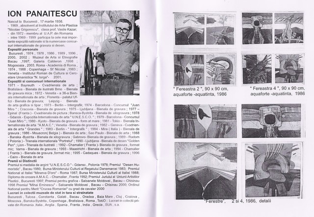 ION PANAITESCU in Catalogul Expozitiei CASA de la Galeria SIMEZA 2011