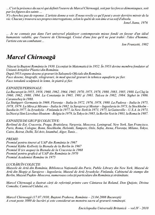 CV in pliantul CHIRNOAGA 2011