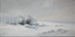MARIN GRUIA - "Peisaj de iarna", up 30x60 cm