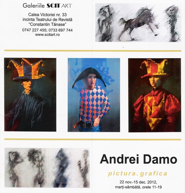 Andrei DAMO - Pliantul expozitiei personale de la Galeria SCIT ART 22.11-15.12.2012