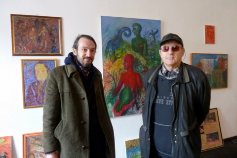 Daniel Craciun in atelier in 17.02.2013