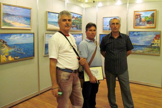 George Spaiuc, Petre Chirea, Constantin Tanislav la Muzeul Municipiului Buc Palatul Sutu in 2013