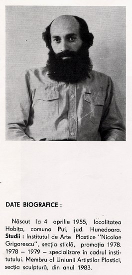 Mircea DANEASA in Catalog expozitie 1987