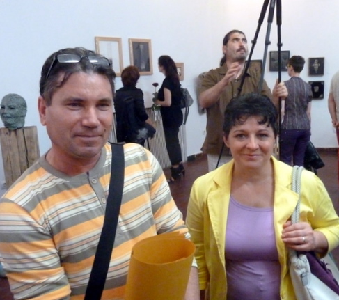 Familia Chirea la Muzeul Taranului Roman in aprilie 2012