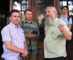 Petre CHIREA, David CROITOR, Vasile Muresan MURIVALE la vernisajul expozitiei SCAR de la MMB Palatul Sutu 2013