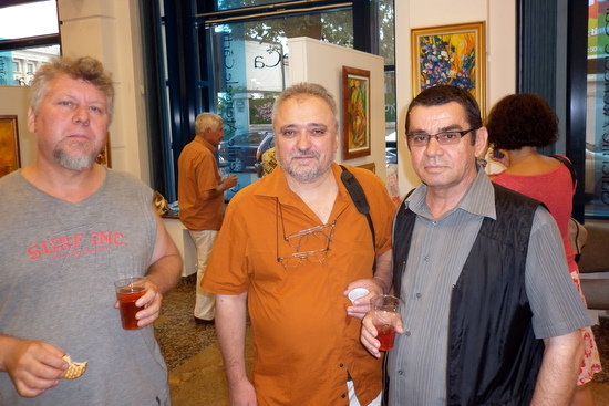 Toni Stanciu si Minu Movila cu Corneliu Ostahie la 19 iulie 2010