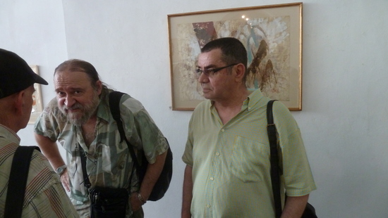 Corneliu Vasilescu - imagini de la vernisajul expozitiei de la Galeria Simeza 30 iunie 2014