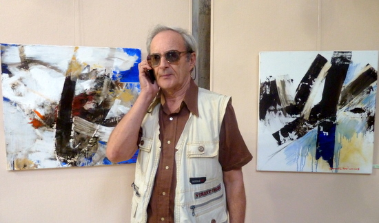 Corneliu Vasilescu - imagini de la vernisajul expozitiei Nirvana II la Galeria Senso 22 septembrie 2014