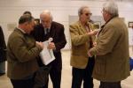 aspecte de la vernisajul expozitiei Aurel Cojan de la Biblioteca Academiei din 18 martie 2014