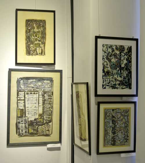 Tablouri de Aurel Acasandrei din colectia de arta G&KP la Sala H Stahl -Muzeul National al Satului "Dimitrie Gusti